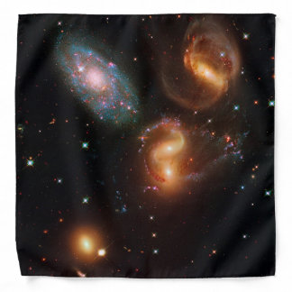 Stephans Quintet deep space star galaxy cluster Bandana