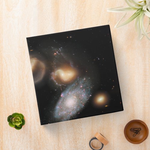 Stephans Quintet Galaxies 3 Ring Binder