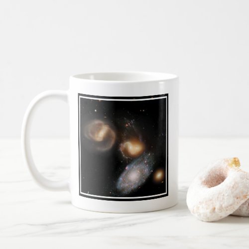 Stephans Quintet Galaxies Coffee Mug