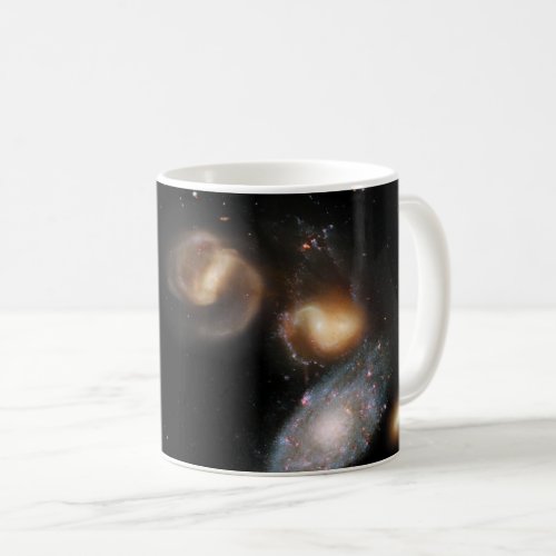 Stephans Quintet Galaxies Coffee Mug