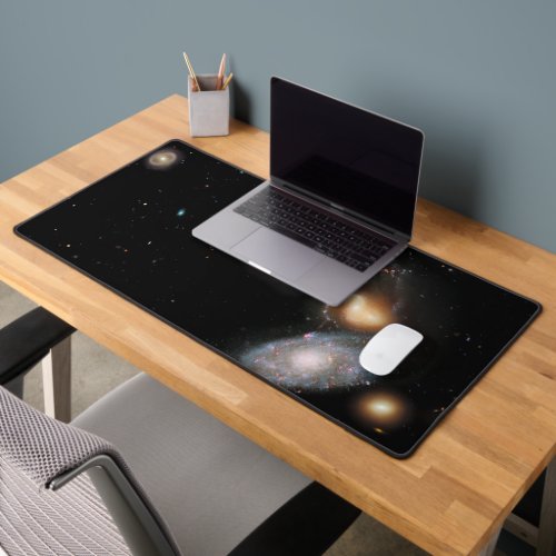 Stephans Quintet Galaxies Desk Mat