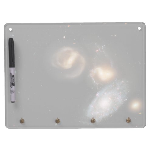 Stephans Quintet Galaxies Dry Erase Board With Keychain Holder