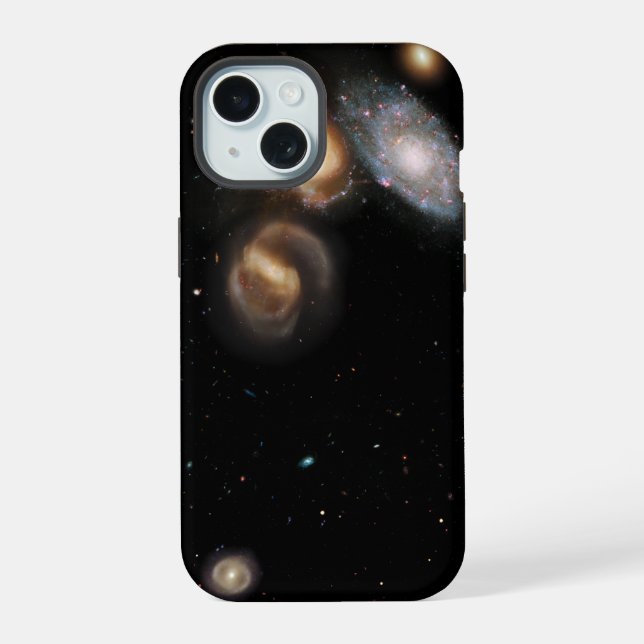 Stephan's Quintet Galaxies Iphone Case (Back)