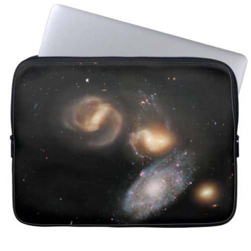 Stephans Quintet Galaxies Laptop Sleeve