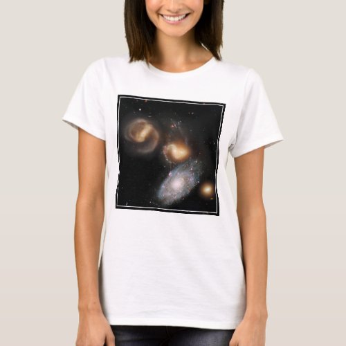 Stephans Quintet Galaxies T_Shirt
