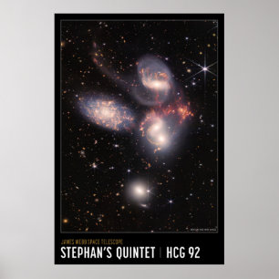 Stephan's Quintet Poster