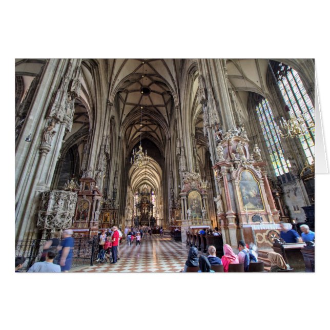 Stephansdom, Vienna Austria Cards (Front Horizontal)