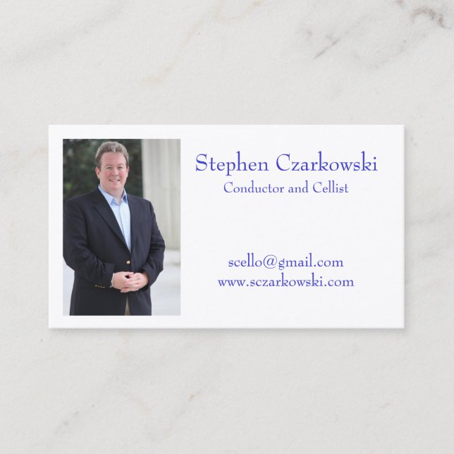Stephen Czarkowski Business Cards (Front)