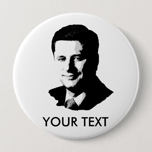 Stephen Harper Pinback Button (Front)