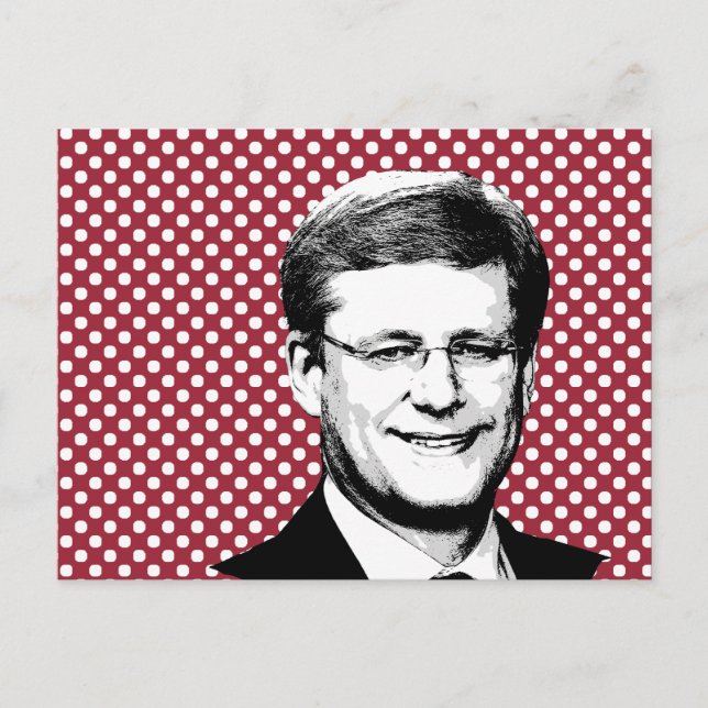 Stephen Harper Postcard (Front)