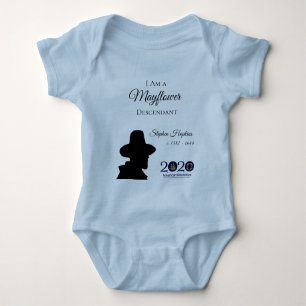Stephen Hopkins Mayflower Baby Bodysuit