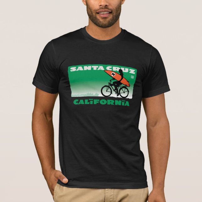 Stephen Hosmer's Surfer Girl Green T-Shirt (Front)