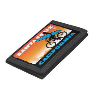 Stephen Hosmer's Surfer Girl Orange Tri-fold Wallet