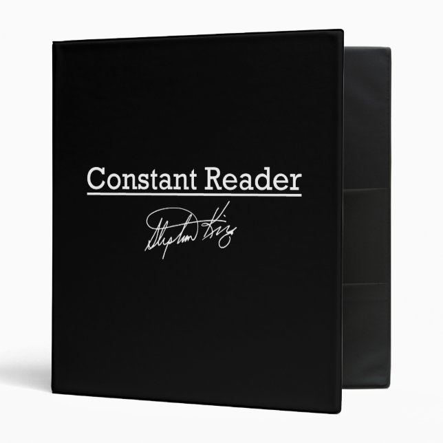 Stephen King, Constant Reader Binder (Front/Inside)