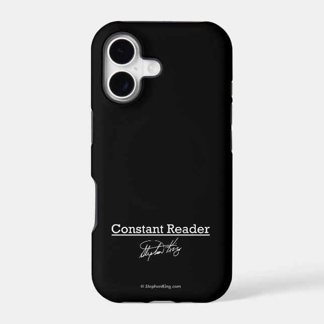 Stephen King, Constant Reader Iphone Case (Back)