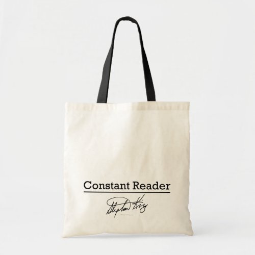 Stephen King Constant Reader Tote Bag