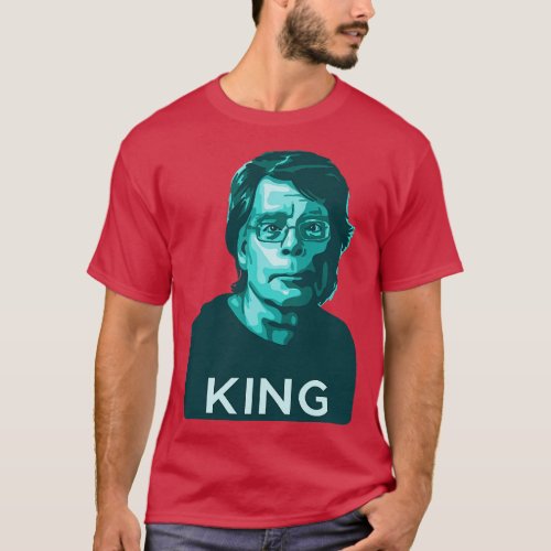 Stephen King Portrait T_Shirt