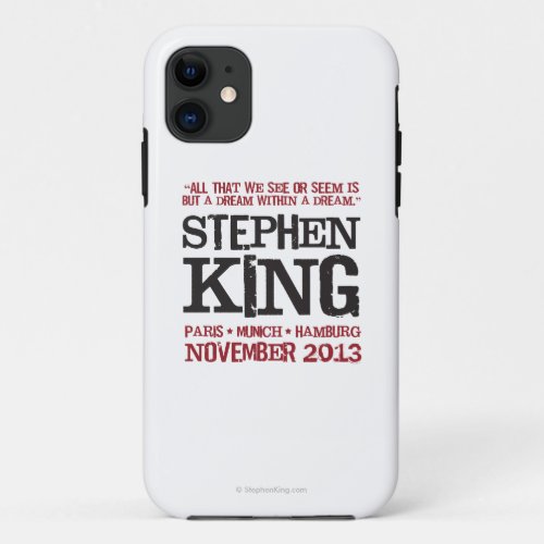 Stephen Kings Euro Tour iPhone 11 Case