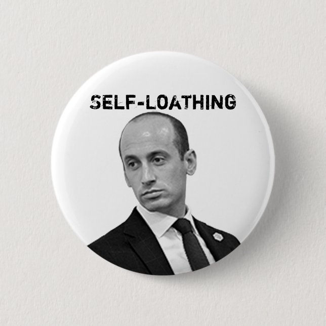 Stephen Miller is self-isolating Button (Front)