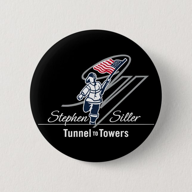 Stephen Siller Tunnel to Tower Foundation Button (Front)