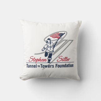 Stephen Siller Tunnel to Tower Foundation Throw Pillow