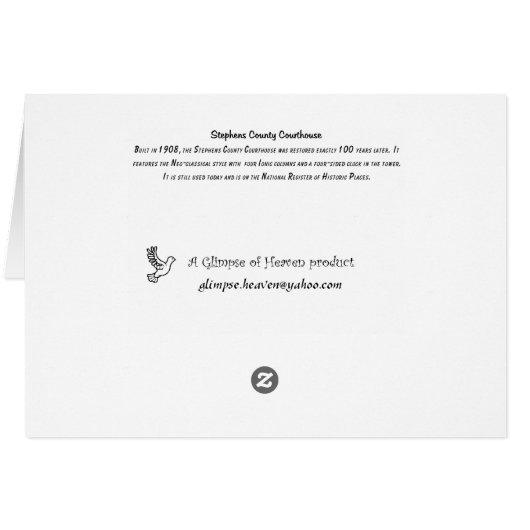 Stephens County Courthouse (Back Horizontal)