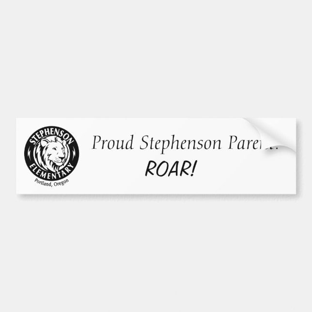 Stephenson Elementary Bumper Sticker (Front)