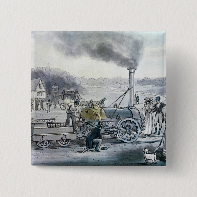 Stephenson's 'Northumbrian' Pinback Button (Front)