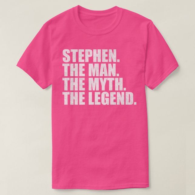 StephenStephen Name Stephen given name T-Shirt (Design Front)