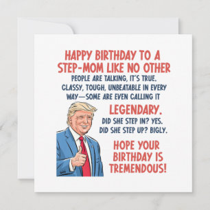 Stepmom Birthday Card