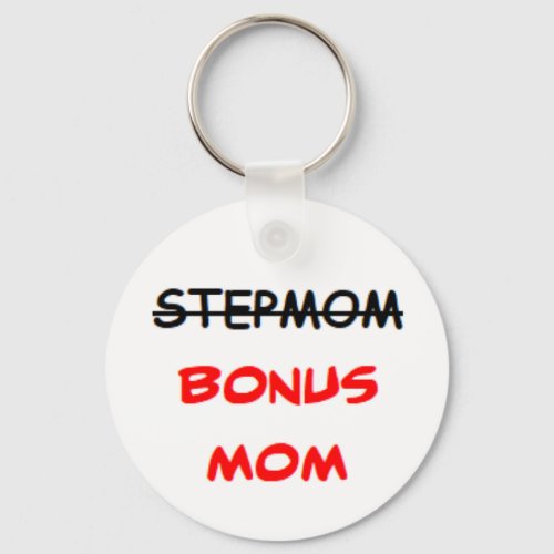 stepmom bonus mom keychain