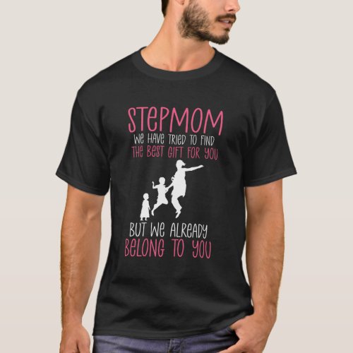 Stepmom Family Bonus Mom T_Shirt