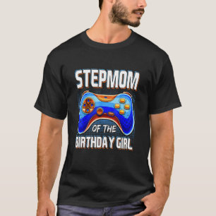 Stepmom of the Birthday Party Boy Matching Family  T-Shirt