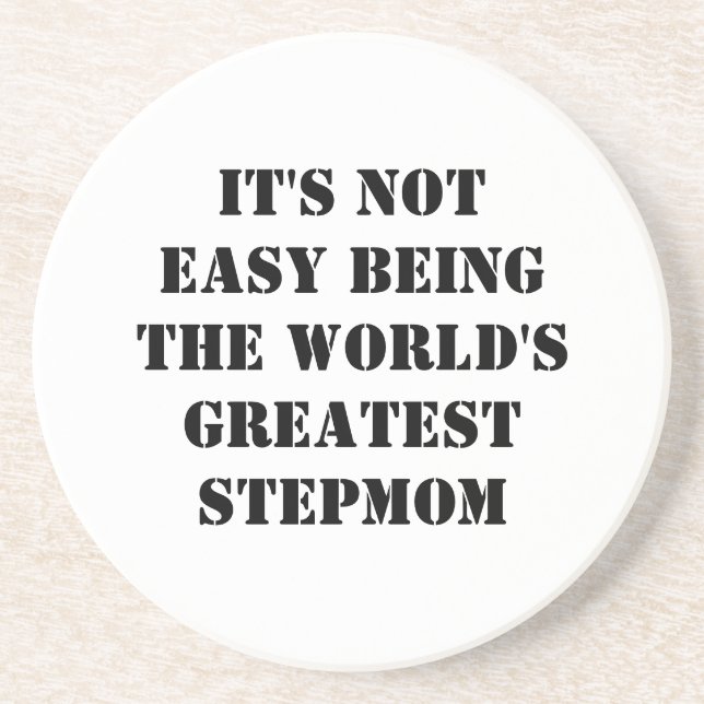 Stepmom Sandstone Coaster (Front)