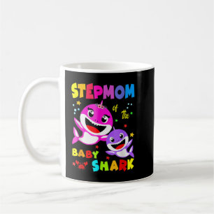 Stepmom Shark Stepmom Shark Family Mother's Day  Coffee Mug