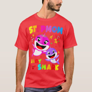 Stepmom Shark Stepmom Shark Family Mother's Day  T-Shirt