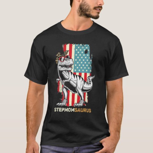 Stepmomsaurus Rex Step Mom Dinosaur Rex Stepmom Sa T_Shirt