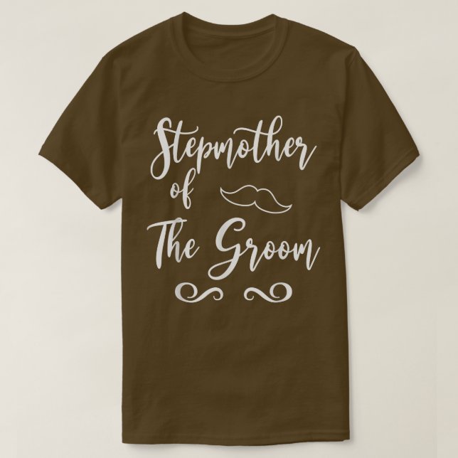 Stepmother of Groom & Bride Wedding Matching  T-Shirt (Design Front)