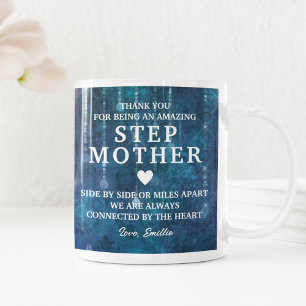 Stepmother Thank You Heartfelt Message Personalize Coffee Mug