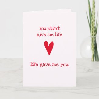 Stepmother 'Thank You' | Red Heart Card