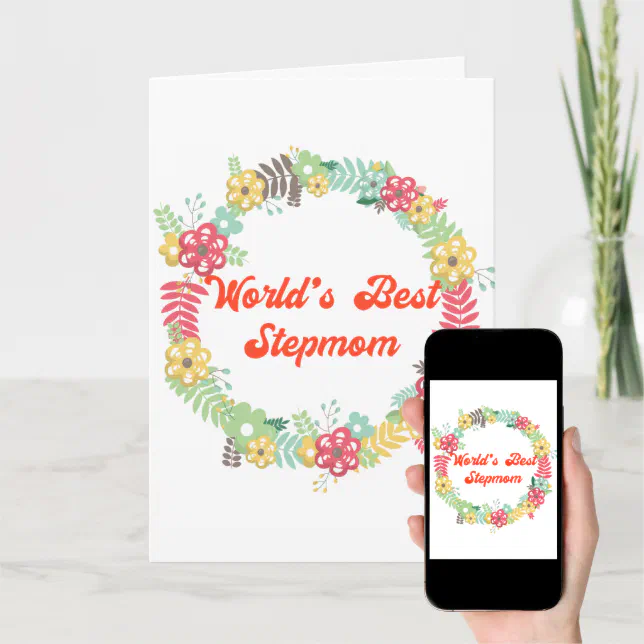 Stepmother World's Greatest Stepmom Mother's Day Card Zazzle