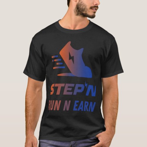 STEPN Logo _ Move to Earn  Trending Crypto  Green  T_Shirt