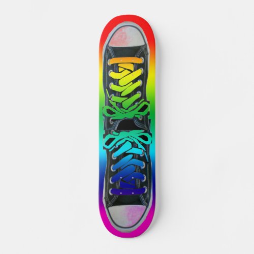 Steppin in a Rainbow 2 Skateboard Deck