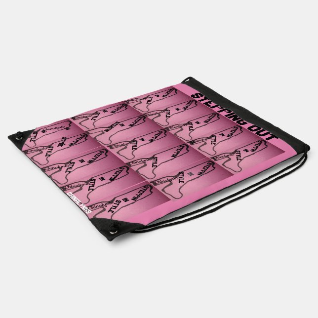 STEPPIN OUT DRAWSTRING BACKPACK (Side)