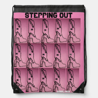 STEPPIN OUT DRAWSTRING BACKPACK