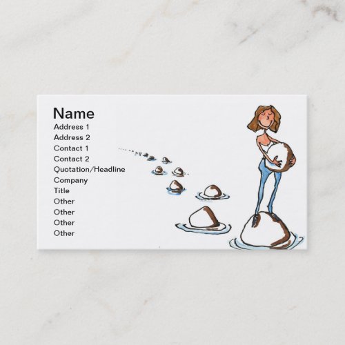 Stepping Forward Business Card