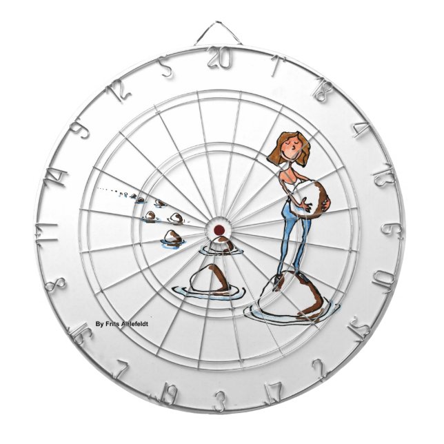 Stepping Forward Dart Board (Front)