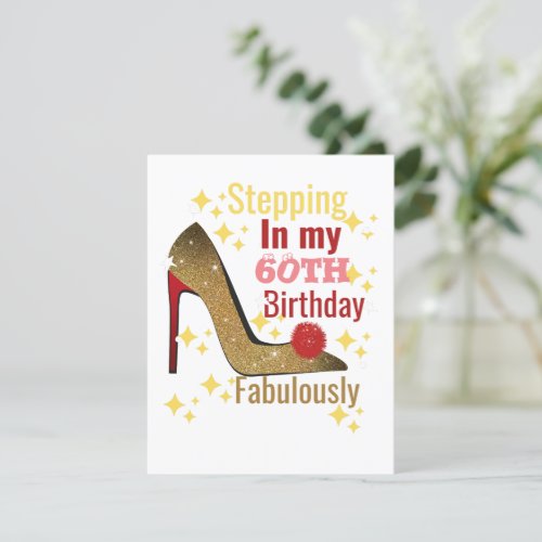 Stepping in my 60th birthday fabulously birthday 