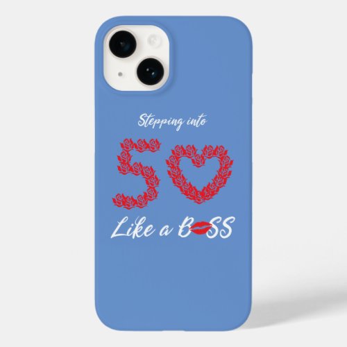 Stepping into 50 Like a Boss Case_Mate iPhone 14 Case
