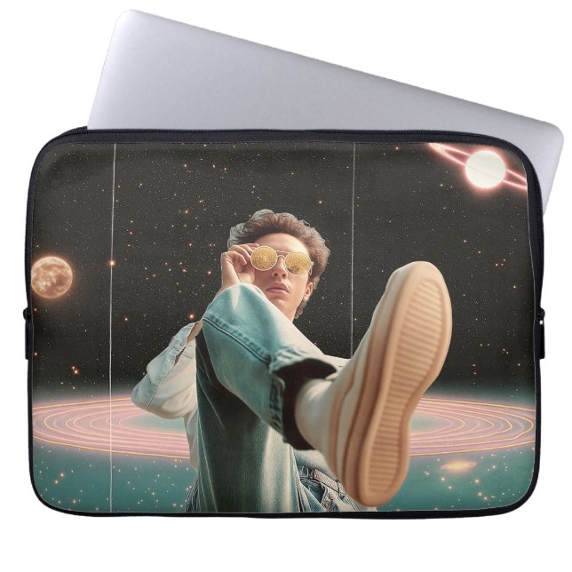 Stepping Into Another Orbit Laptop Sleeve (Front)